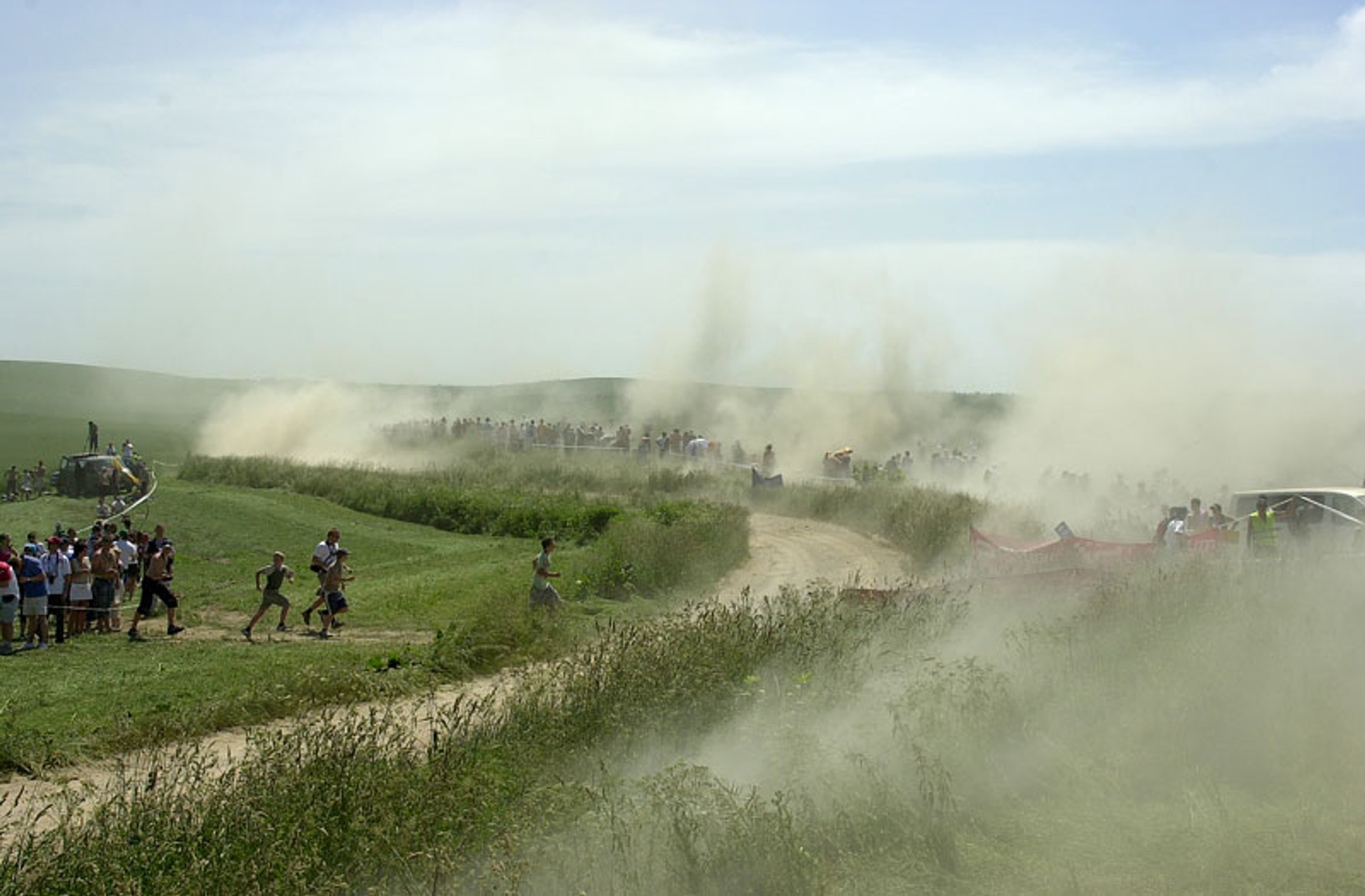 Rajd Polski 2007: wypadek Dudy, kurz i emocje (fotogaleria)