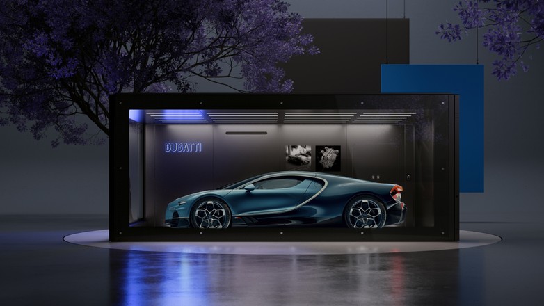 Specjalny garaż dla Bugatti