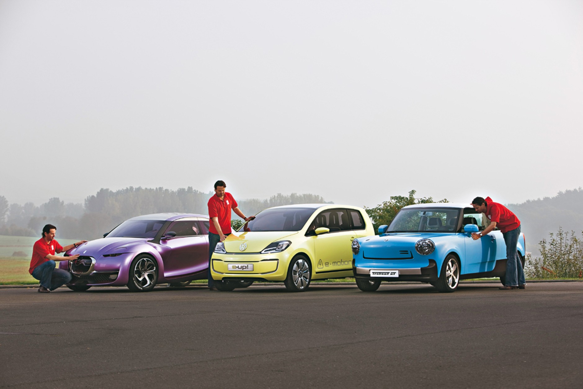 Citroen Revolte, Volkswagen E-Up, Trabant NT - Auta pod napięciem