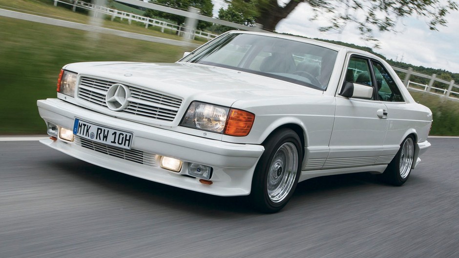 Mercedes 500 SEC Gullwing - tuning ekstremalny