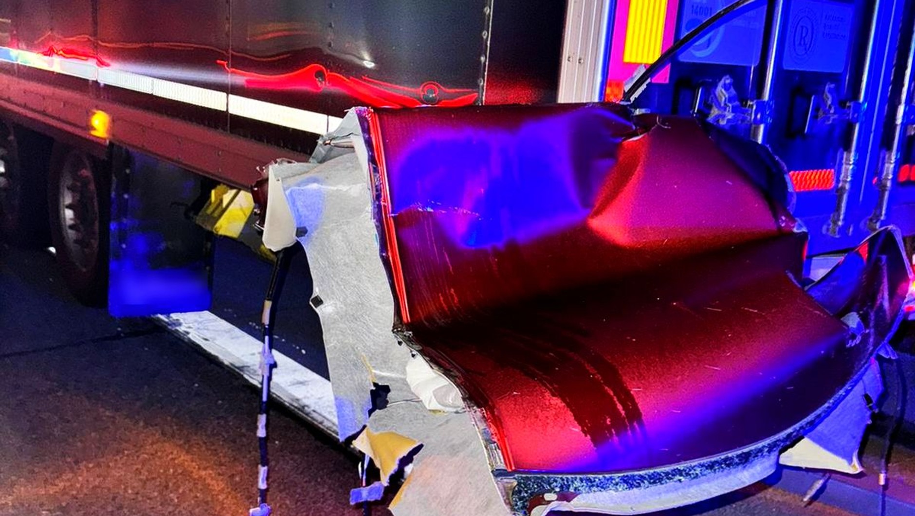 Uderzył w tira na autostradzie A2. Miał aż 2,5 promila
