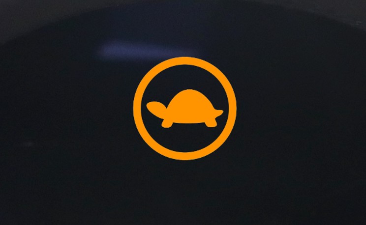 Kontrolka "turtle mode" - ograniczenie mocy