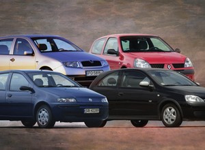 Fiat Punto II, Opel Corsa C, Renault Clio II i Skoda Fabia I – Małe auta za małe pieniądze