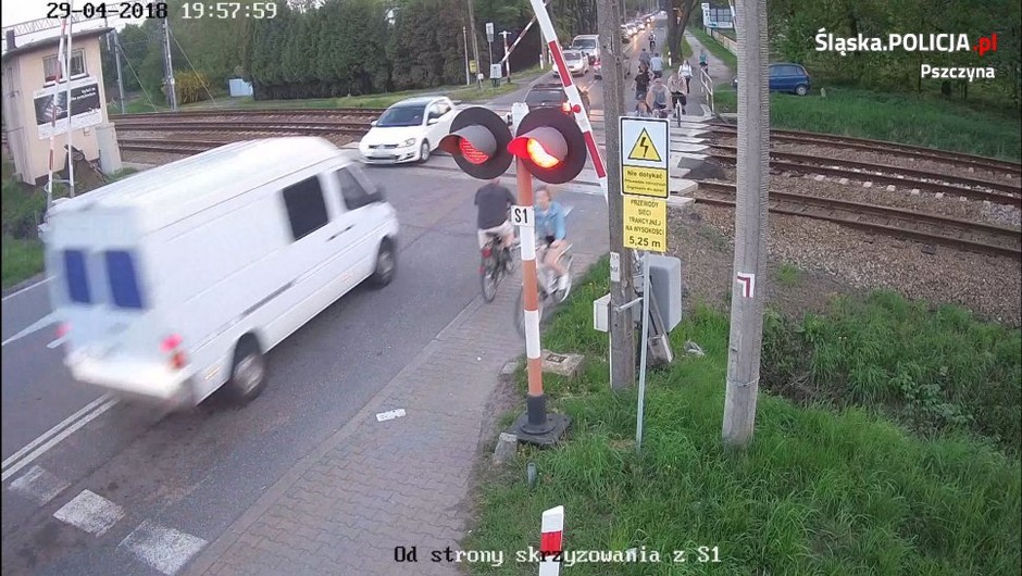 Przejazd kolejowy w Pszczynie