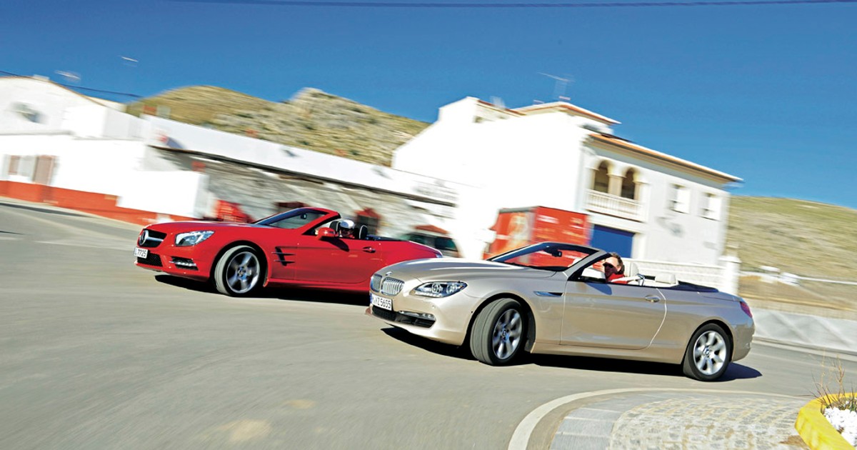 Mercedes SL 500 kontra BMW 650i: kto produkuje najlepsze cabrio na świecie?