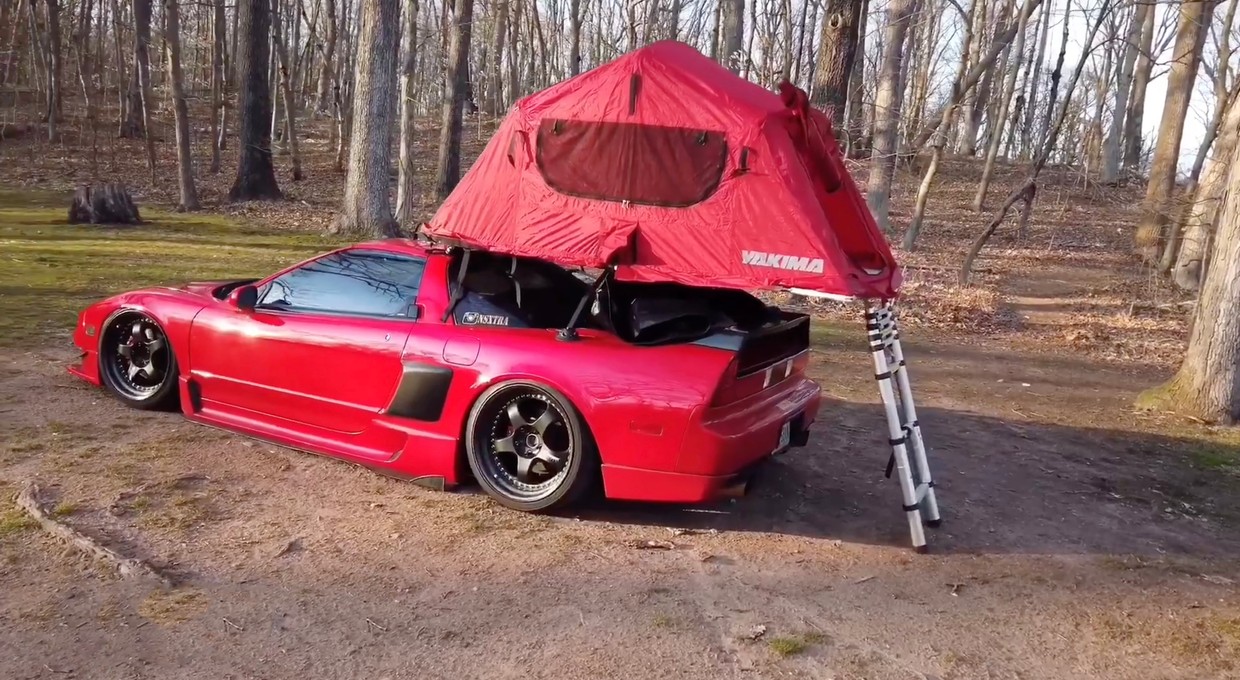 Honda NSX jako kamper