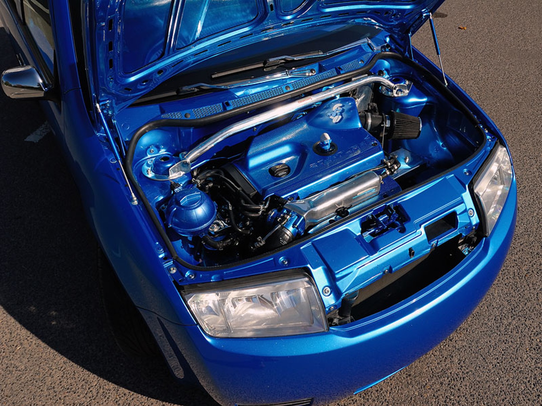 Garaż tunera: Škoda Fabia 1,8 Turbo – smerfny hatchback