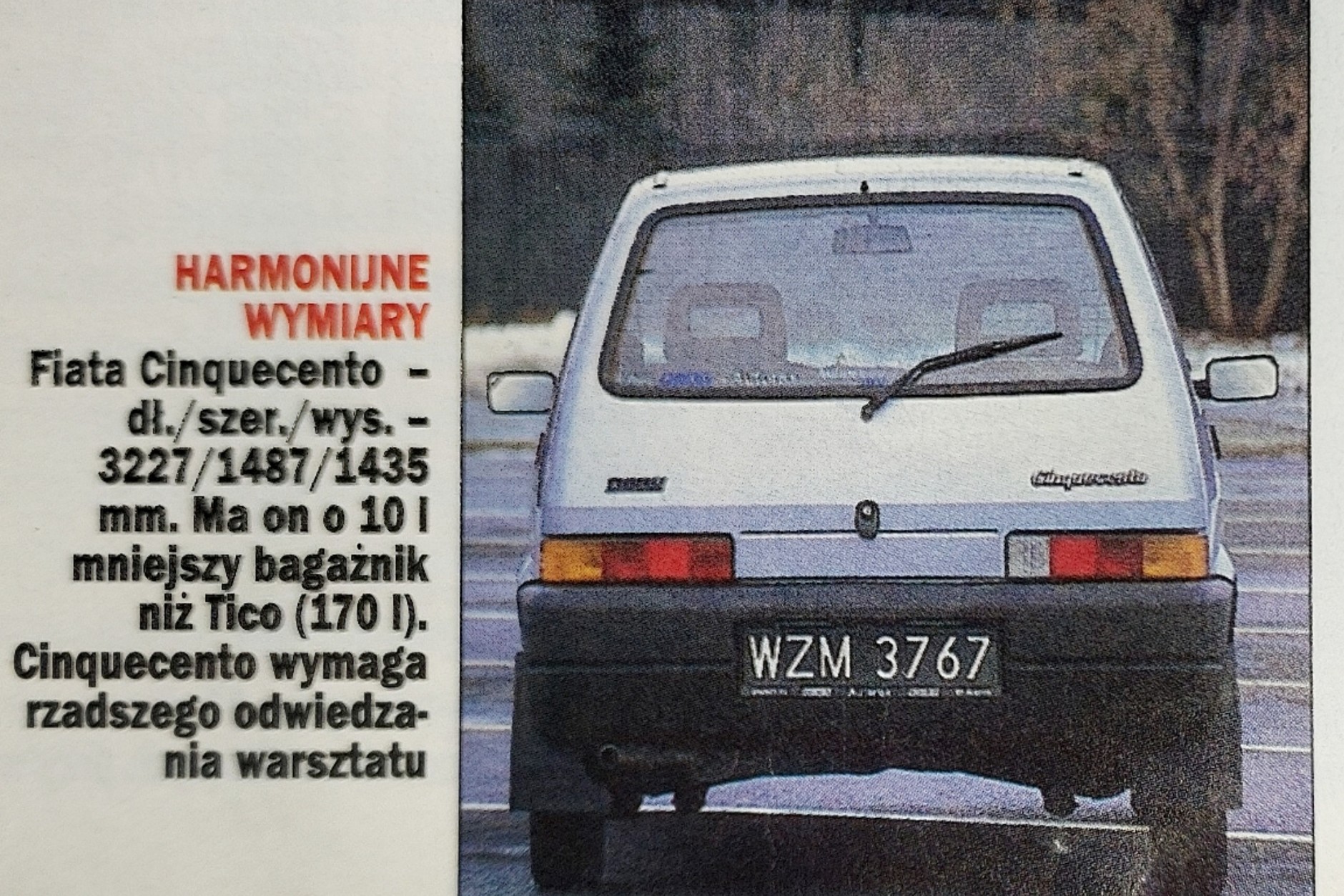 Tico kontra Cinquecento