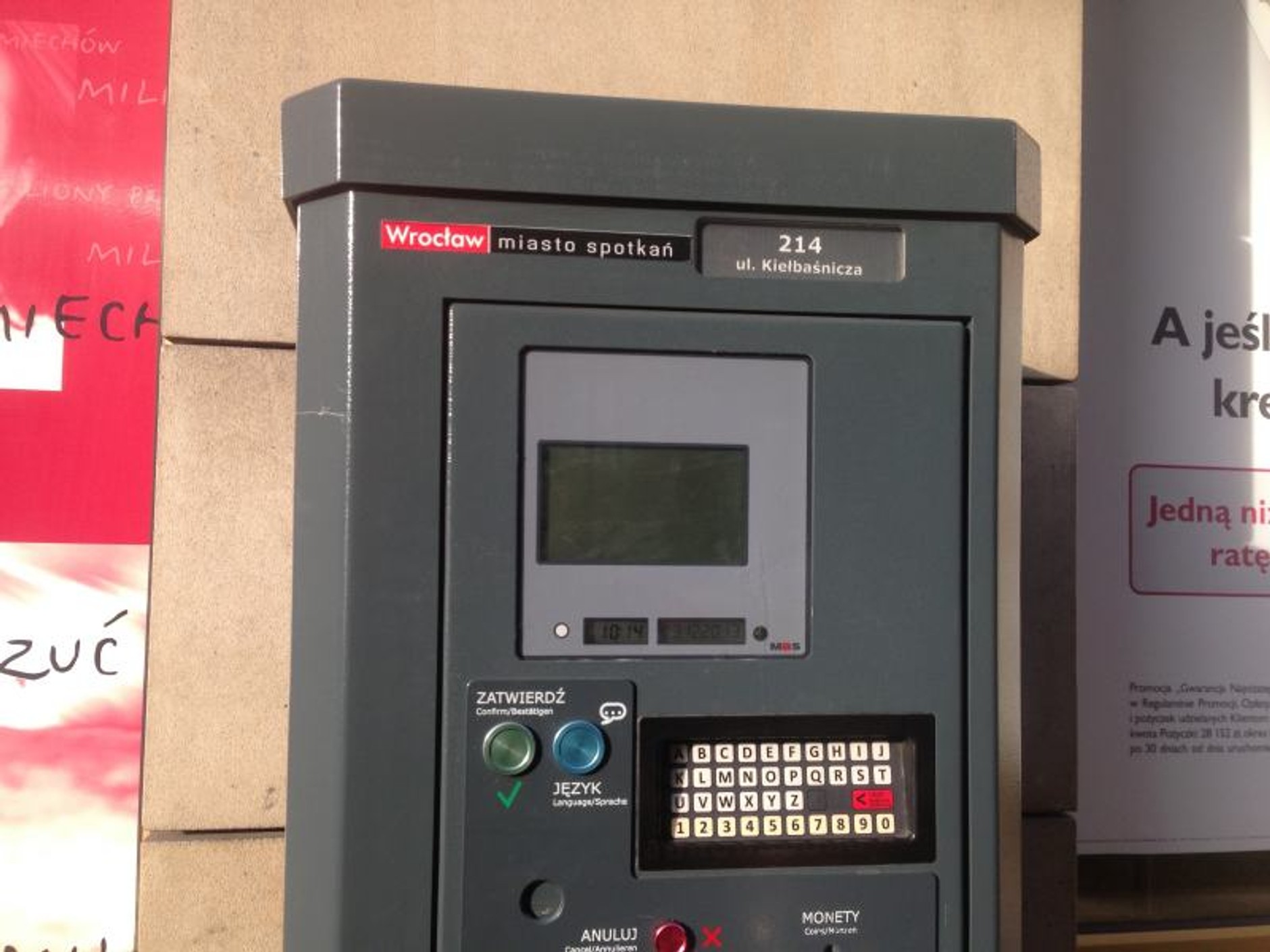 Parkomat we Wrocławiu