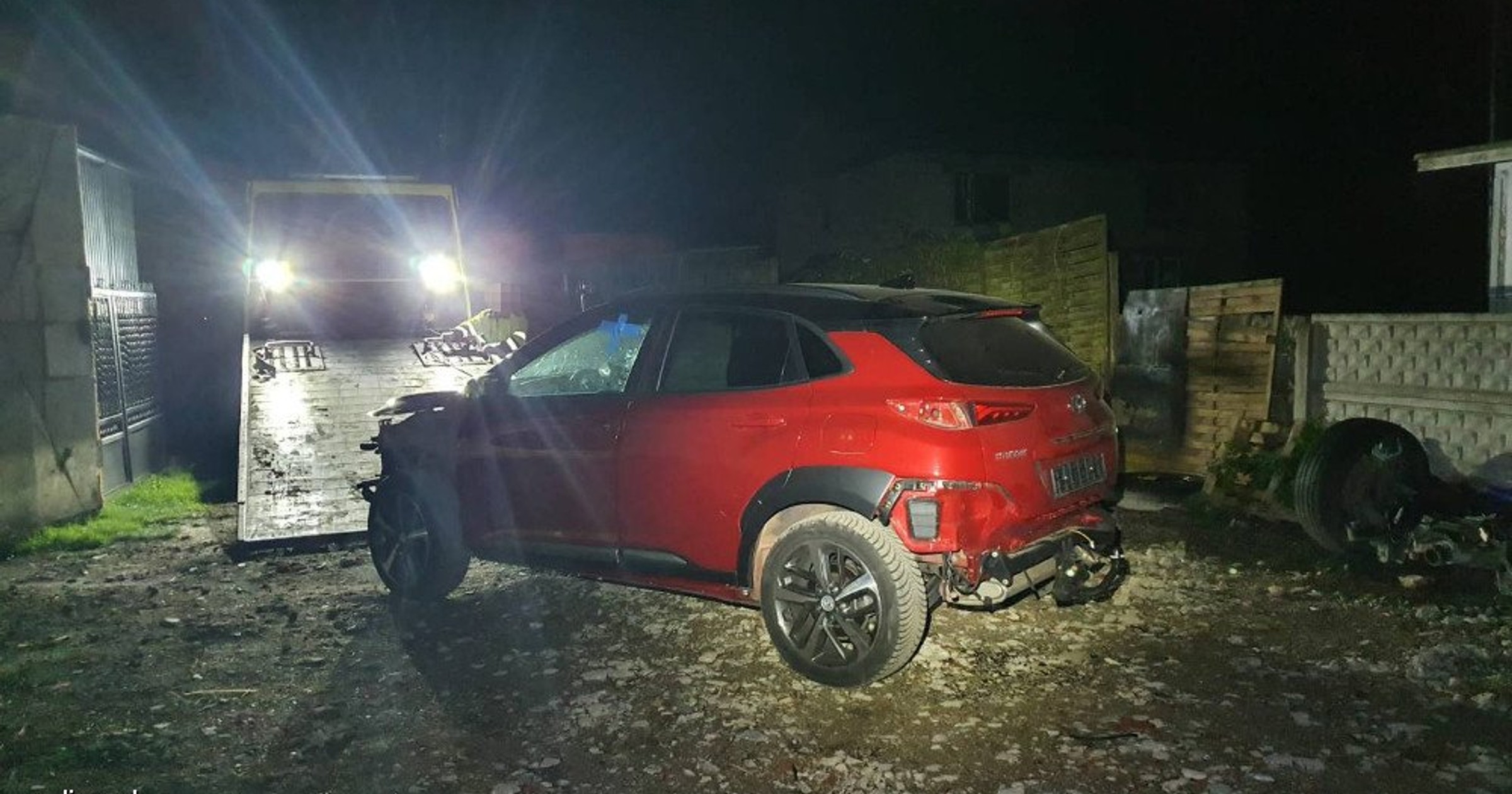 Rozbierał auto z Niemiec. Wpadł w Wołominie, gdy kończył rozbiórkę