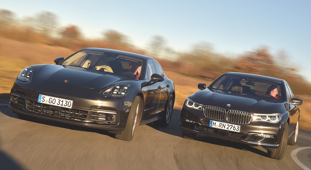 Porsche Panamera 4S Diesel kontra BMW 750d xDrive