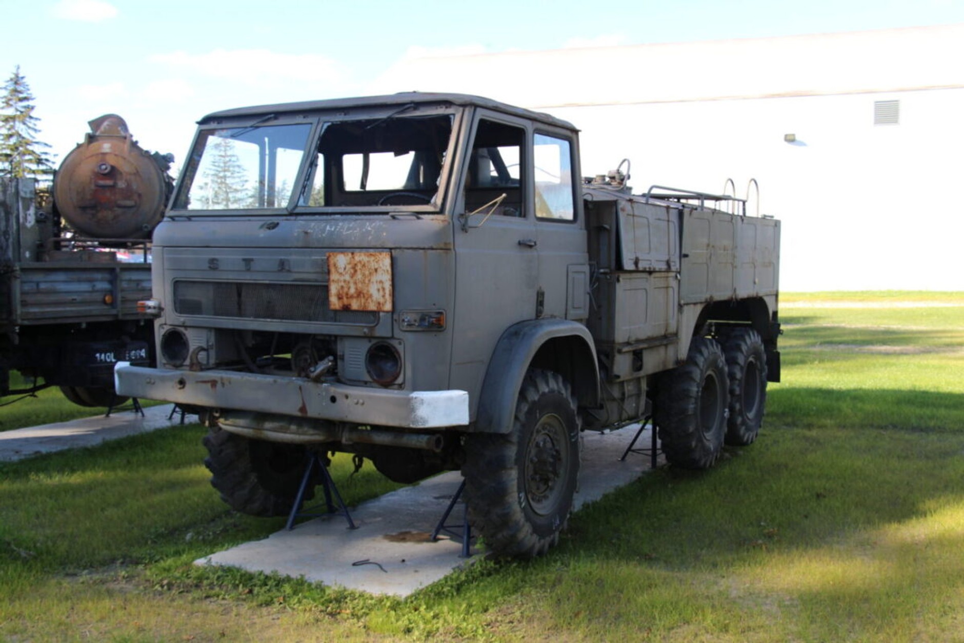 Cysterna CD-5 na podwoziu Star-266 - przed renowacją