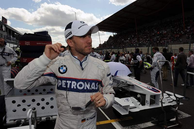 Grand Prix Belgii 2009: dwie gwiazdy wyścigu - Raikkonen i Fisichella (fotogaleria)