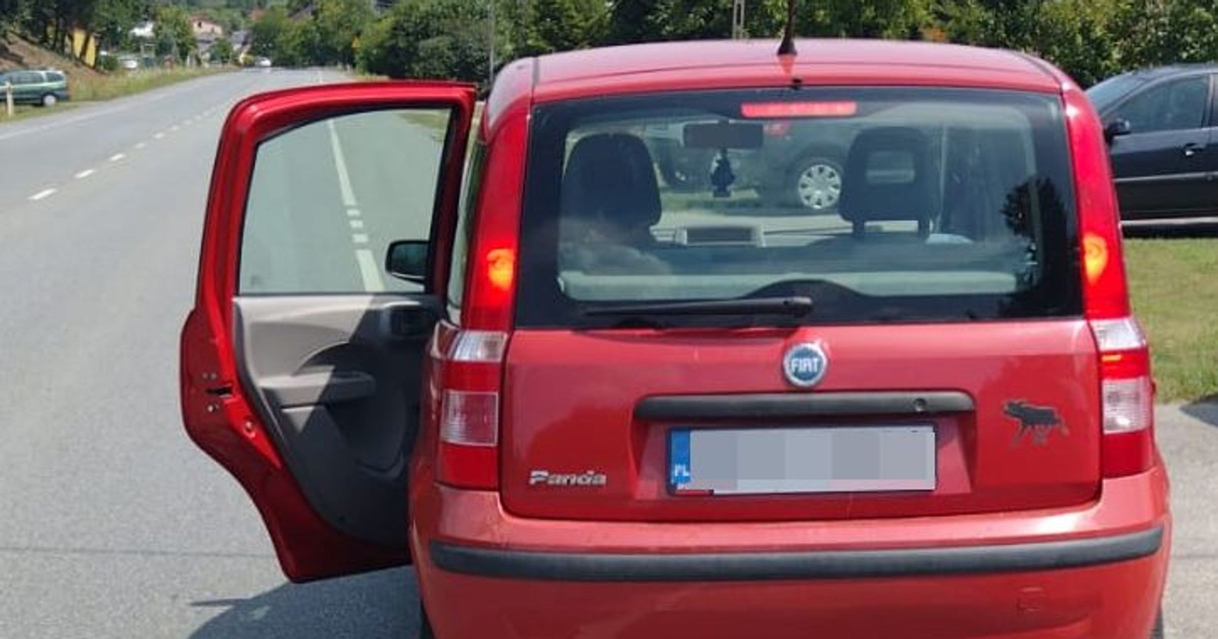Samochód prowadzony przez 71-latkę, który zatrzymała policja