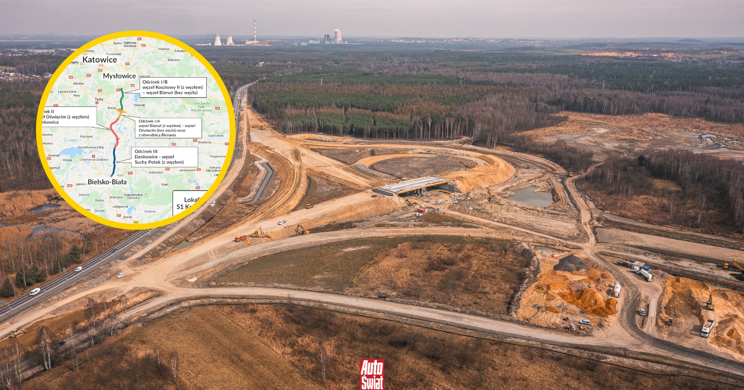 Na tę drogę kierowcy poczekają dłużej, niż zakładano. GDDKiA pokazała postępy