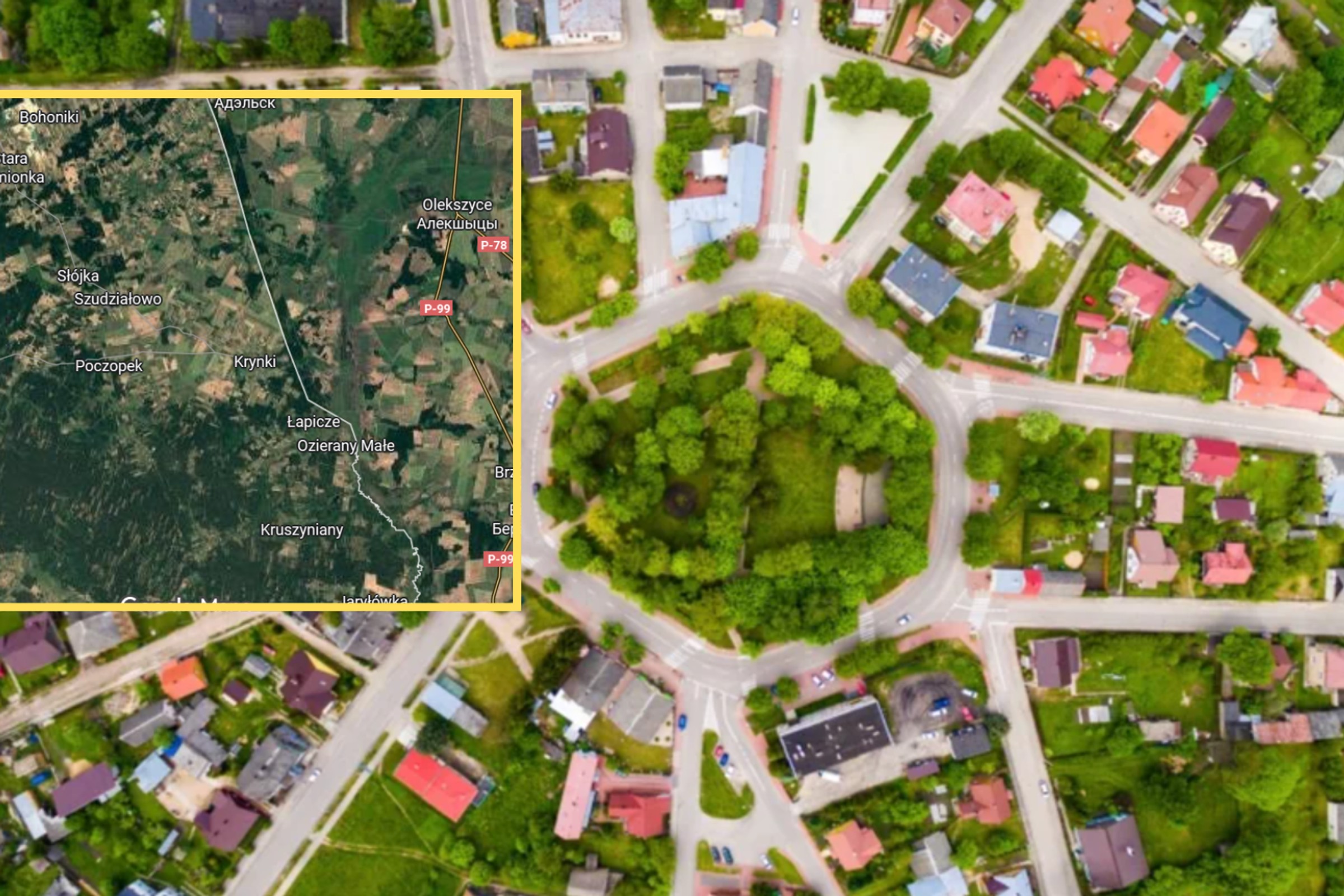 Dwutysięczne miasto ma największe rondo w Polsce. Ewenement na skalę Europy