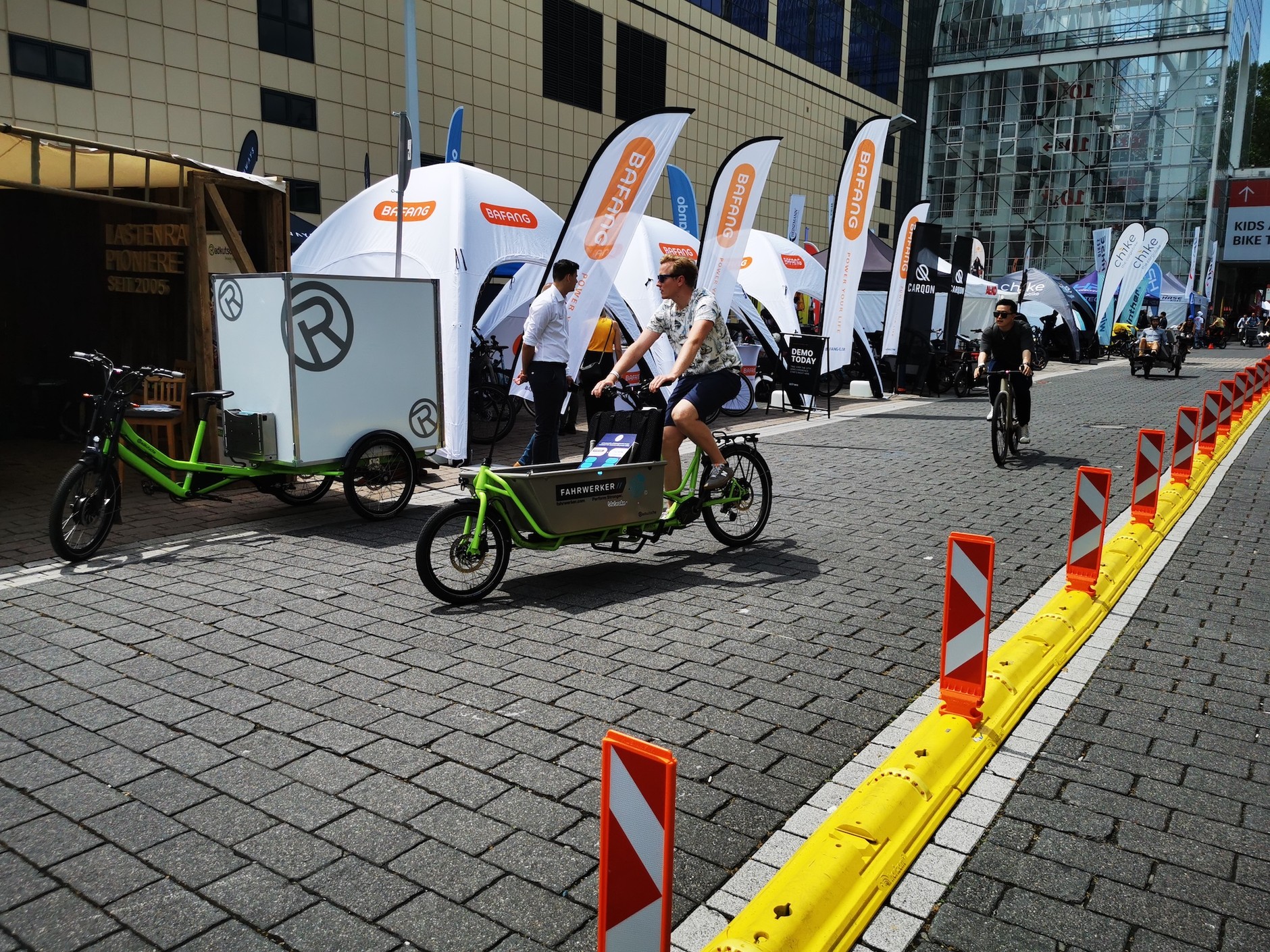 Targi Eurobike 2023 we Frankfurcie: można było potestować nietypowe lub nowe rozwiązania