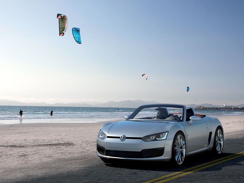 Detroit 2009: Volkswagen Concept BlueSport – mały roadster z dieslem przed tylną osią