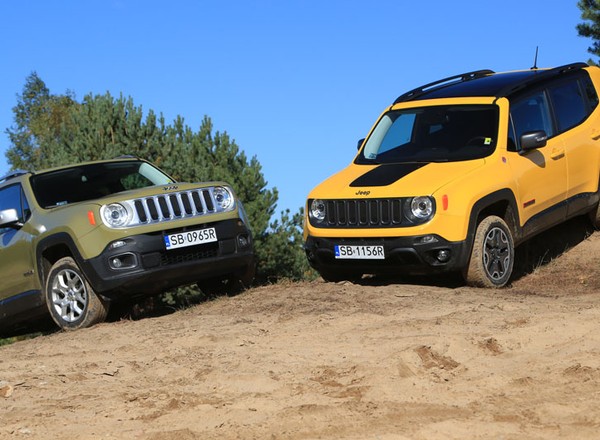 Jeep Renegade 4x4 1.4 kontra Jeep Renegade  2.0 Trailhawk - rodzinna potyczka