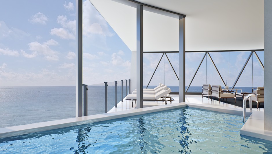 Apartamenty Bentley Residences w Miami z windą samochodową